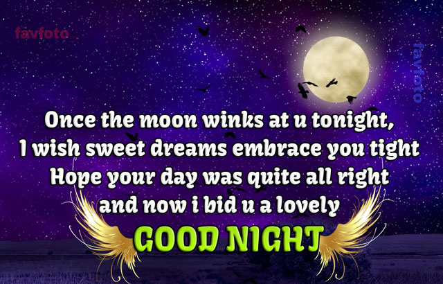 good night english quotes