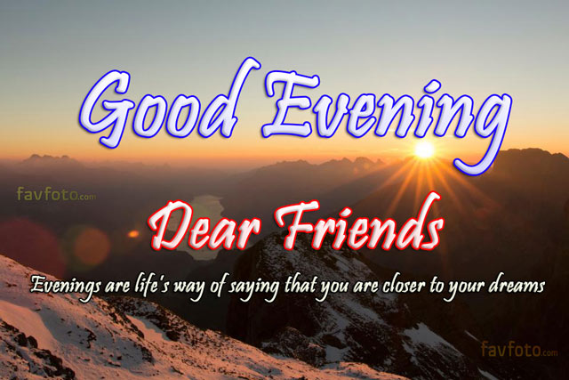 good evening wishes