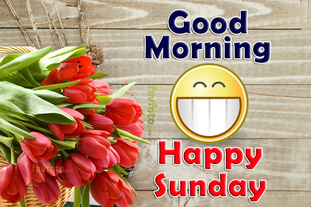 good morning happy sunday