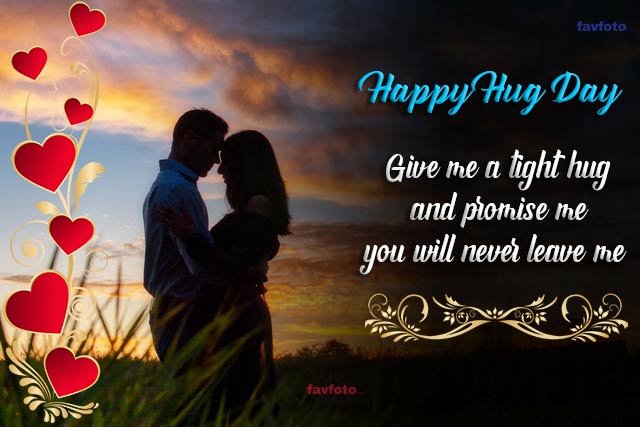 happy hug day image