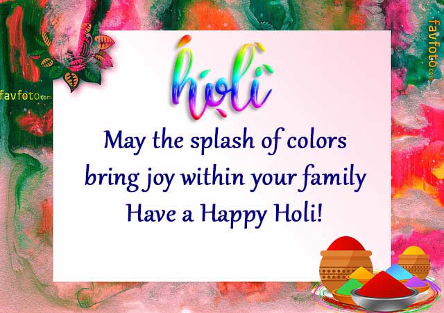 holi messages in english