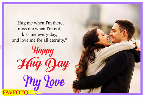 romantic happy hug day quotes for boyfriend