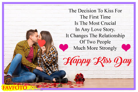 happy kiss day wishes quotes